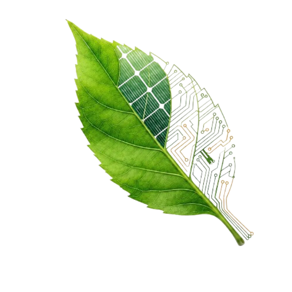 Eco-tech solar leaf